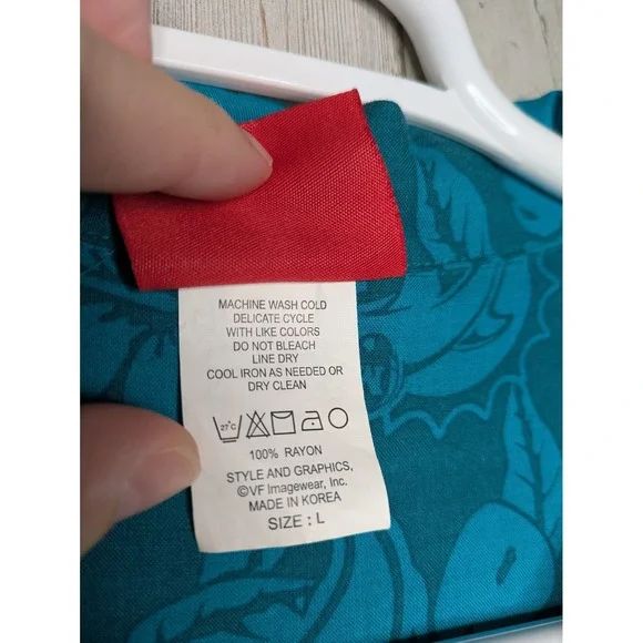 VTG Miami Dolphins Hawaiian Camp‎ Shirt AOP Single Stitch Mens Size Large NFL - Picture 5 of 10